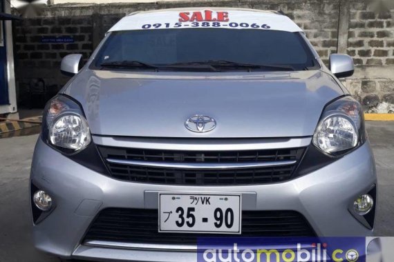 Silver Toyota Wigo 2017 Automatic Gasoline for sale in Las Piñas