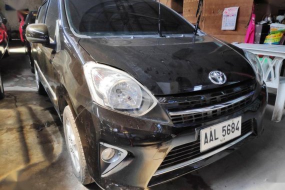 Black Toyota Wigo 2014 for sale in Marikina