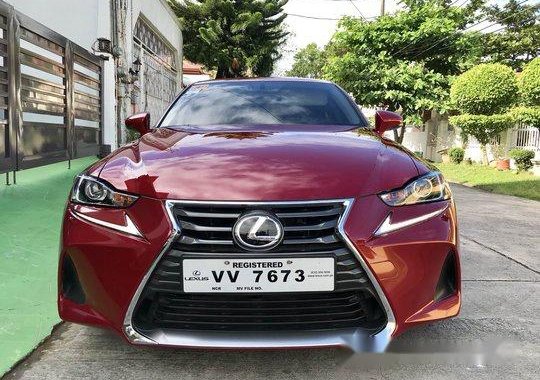 Sell Red 2017 Lexus Is 350 at 7500 km in Parañaque