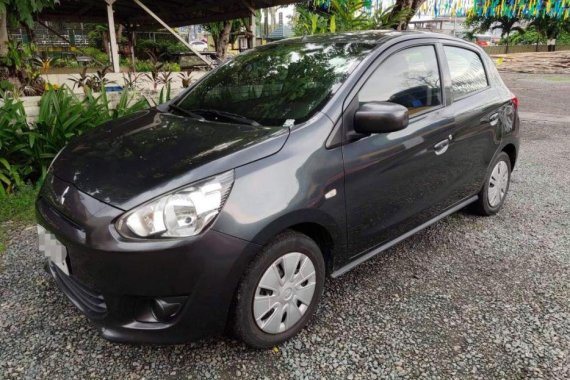 2nd Hand Mitsubishi Mirage 2014 Hatchback at Manual Gasoline for sale in Los Baños