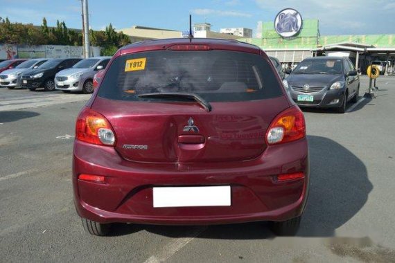 Sell Red 2018 Mitsubishi Mirage Manual Gasoline at 10734 km in Muntinlupa