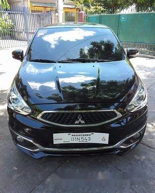 Black Mitsubishi Mirage 2018 for sale in Automatic