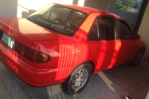 2nd Hand Red Sedan Mitsubishi Lancer 1995 for sale in San Fernando