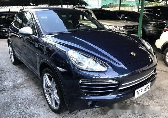 Sell Blue 2011 Porsche Cayenne at Automatic Diesel at 36000 km in Quezon City