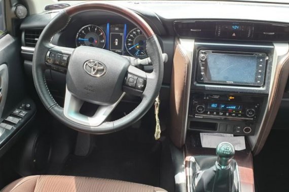 Grey Toyota Fortuner 2018 Manual Diesel for sale in Quezon City