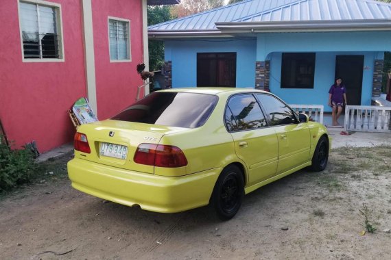 2nd Hand Yellow 1997 Honda Civic for sale in Quezon City