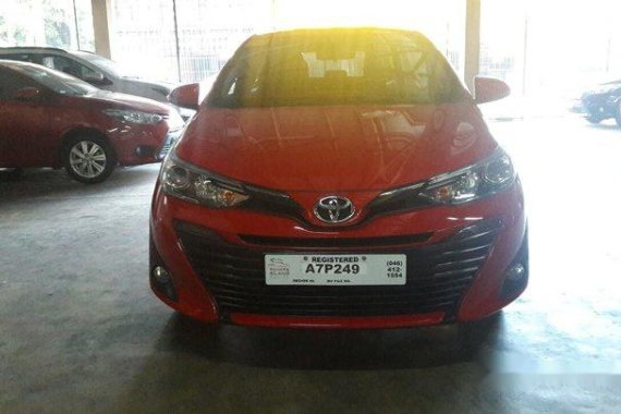 Selling Red Toyota Vios 2018 Manual Gasoline at 2000 km in Makati