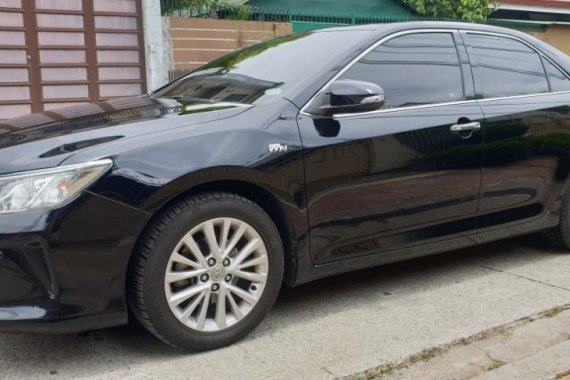 Black Toyota Camry 2015 Automatic Gasoline for sale in Quezon City