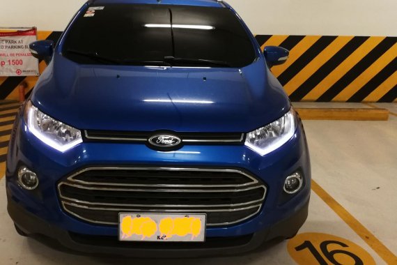 Sell 2015 Ford Ecosport Automatic Blue at 30000 km