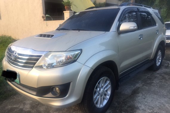 2014 Toyota Fortuner Diesel at 55000 km for sale in Calamba