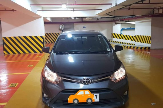 Grey Toyota Vios 2014 Sedan at 60000 km for sale in Manila