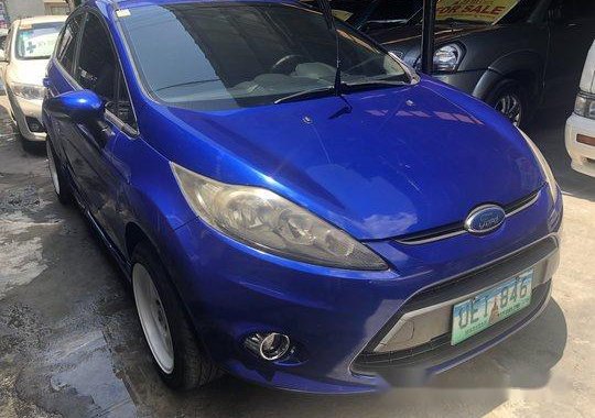 Blue Ford Fiesta 2012 Automatic Gasoline for sale in Marikina 