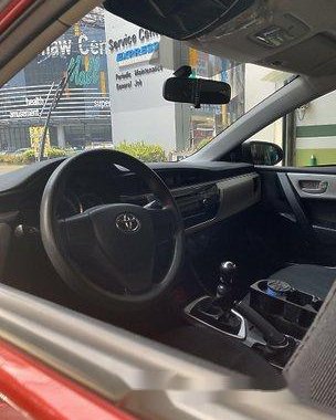 Red Toyota Corolla Altis 2014 Manual Gasoline for sale in Manila