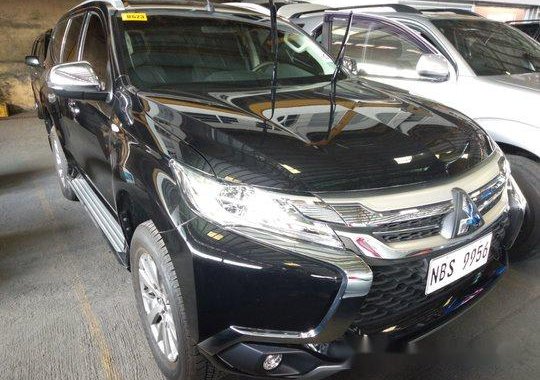 Black Mitsubishi Montero Sport 2018 Manual Diesel for sale in Quezon City