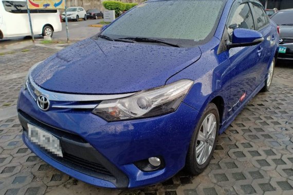 Selling 2nd Hand Sedan Blue 2015 Toyota Vios Automatic