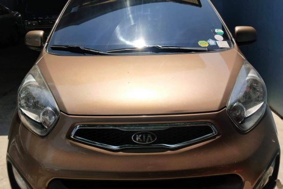Selling Hatchback Brown 2014 Kia Picanto Automatic 