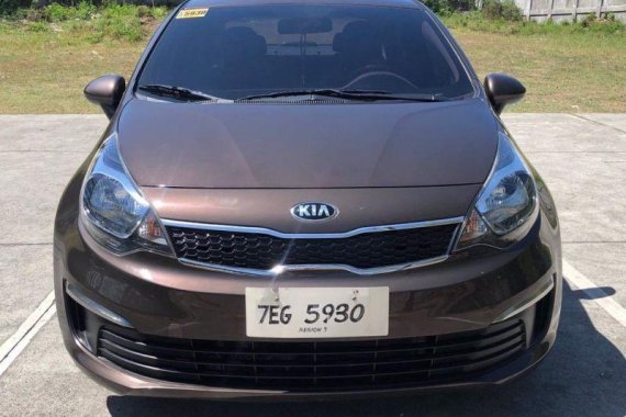 Selling Kia Rio 2017 Manual Gasoline in Cebu City