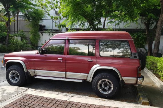 Red Nissan Patrol Super Safari 1998 for sale in Makati 