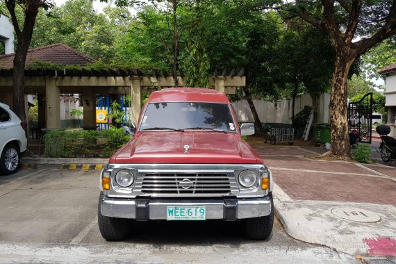 Red Nissan Patrol Super Safari 1998 for sale in Makati 