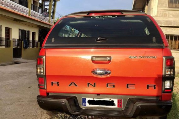 Selling Orange Ford Ranger 2015 in Dolores