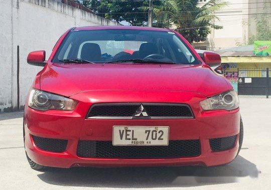 Red Mitsubishi Lancer Ex 2010 at 78000 km for sale