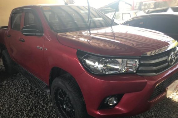 Selling Red Toyota Hilux 2018 Manual Diesel in Quezon City