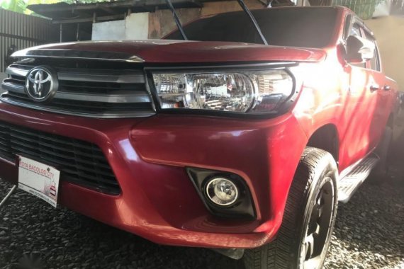 Selling Red Toyota Hilux 2018 Manual Diesel in Quezon City