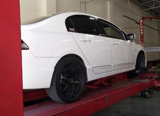 White Honda Civic 2010 Manual Gasoline for sale in Quezon City