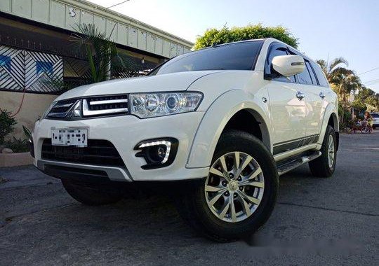 Selling White Mitsubishi Montero Sport 2015 Automatic Diesel at 36000 km 