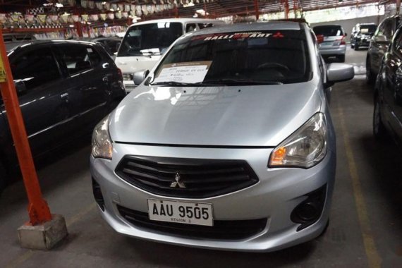 Selling Silver Mitsubishi Mirage 2014 Hatchback in Manila