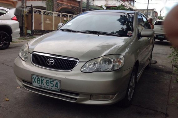 Toyota Corolla Altis 2002 at 110000 km for sale in Parañaque