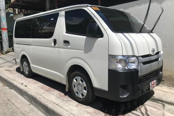 Sell White 2019 Toyota Hiace in Quezon City