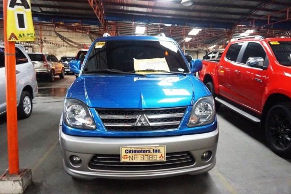 Blue Mitsubishi Adventure 2016 Manual Diesel for sale in Manila