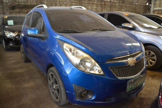 Blue Chevrolet Spark 2011 for sale in Makati 