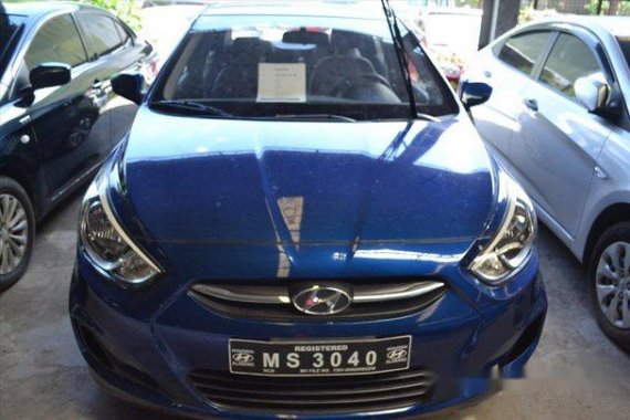 Blue Hyundai Accent 2017 at 25000 km for sale in Makati