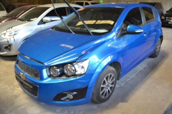 Blue Chevrolet Sonic 2015 Manual Gasoline for sale in Makati