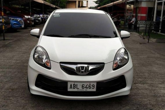 Sell White 2015 Honda Brio at Manual Gasoline in Cainta
