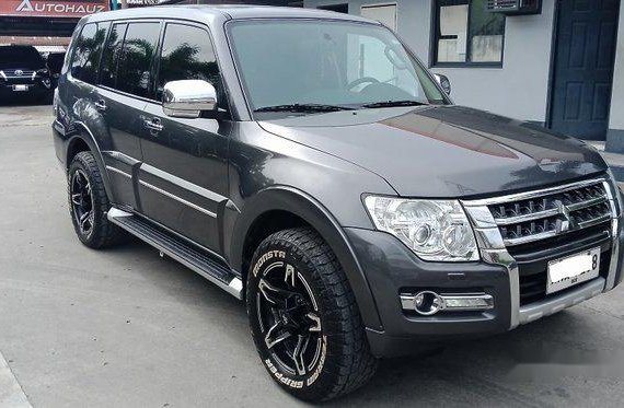 Grey Mitsubishi Pajero 2015 at 61000 km for sale in Meycauayan