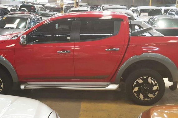 Red 2017 Mitsubishi Strada Automatic Diesel for sale