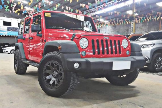 Sell Red 2016 Jeep Wrangler Unlimited at 23000 km in Quezon City