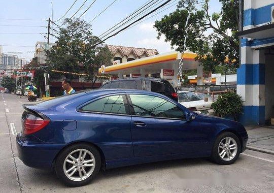 Blue Mercedes-Benz C200 2002 for sale Automatic