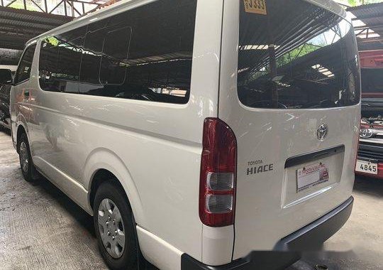 White Toyota Hiace 2019 Manual Diesel for sale in Quezon City