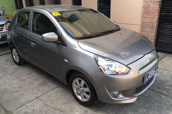 Selling 2nd Hand Mitsubishi Mirage 2015 Hatchback Manual Gasoline at 30000 km in Quezon City