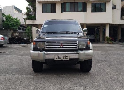 Selling Black Mitsubishi Pajero 1995 Manual Diesel in Quezon City