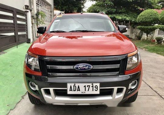 Sell Orange 2015 Ford Ranger at 24993 km 