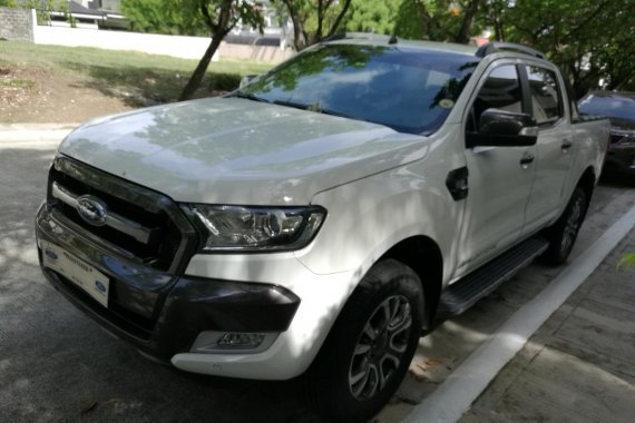 White 2016 Ford Ranger Automatic Diesel for sale in Metro Manila 