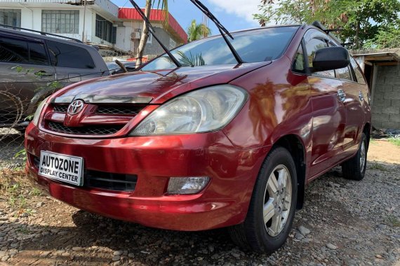 Red 2008 Toyota Innova Manual Diesel for sale 