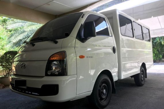 2nd Hand Hyundai H-100 2016 Van at Manual Diesel for sale in Cebu City