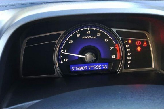 Blue Honda Civic 2007 at 73883 km for sale in Cainta