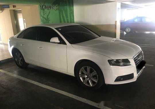 White Audi A4 2009 Automatic for sale 